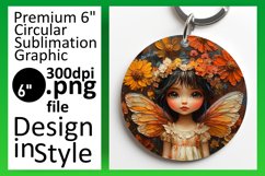 Vibrant Circle Design for Coasters , Fairy Product Image 1