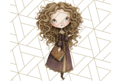 Whimsical Library Clipart with Cozy Readers and Books Product Image 2