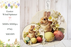 Cartoon Easter Wind Spinner, Easter Eggs Wind Spinner Print Product Image 1