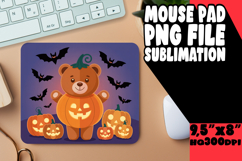 Sweet Mouse Mat Sublimation Magic, Cute Bear Product Image 1