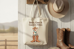 Boots Cows and Country Vibes Png Western Cowgirl Sublimation Product Image 4