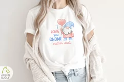 I love you gnome matter what png Valentine gnome sublimation Product Image 3