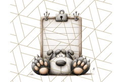 Cute Animals in Jail Clipart PNG, Funny Prisoner Critters Product Image 2