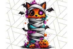 Pumpkin Party Halloween Clipart PNG, Cute Spooky Elements Product Image 2