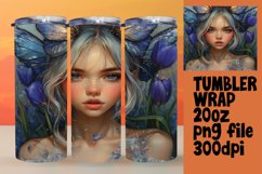 Tailored 20oz Tumbler Wraps , Fairy Product Image 1