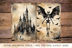 Printable Junk Journal Pages halloween 23 Product Image 1