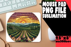 Landscape Sublimation Mouse Pad PNG Art Product Image 1