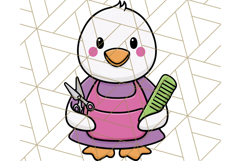 Goose Occupation Clipart PNG, Cute Job-Themed Graphics Product Image 2