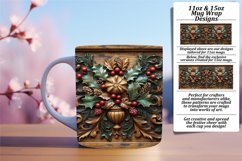 Creative 11oz Mug Wrap Png Design , Christmas Product Image 1