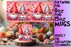 Sweet Gnomes Sublimation Mug Wraps Product Image 1