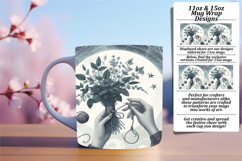 Sweet 15oz Mug Wrap Png Design , Mystic Product Image 1