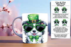 Dreamy 15oz Mug Wrap Png Design , St Patrick Product Image 1
