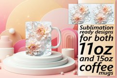 Lily Harmony: Sublimation Art Mug Wrap 11oz 15oz Product Image 1
