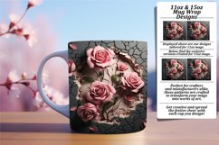 Whimsical Wall Hole Flower Pattern Product Image 1