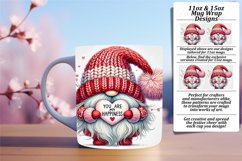 Lovely 11oz Mug Wrap Png Template , Gnomes Product Image 1