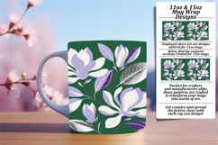GORGEOUS PNG Mug Wrap Design 15oz , Flowers Product Image 1