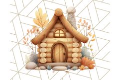 Woodland Forest Scene PNG Clipart, Fall Nature Elements Product Image 2
