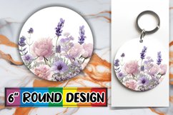 Garden Glam - Circle Sublimation Elegance Round Product Image 1