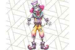 Bold Zombie Clipart PNG, Creepy Halloween Clip Art Product Image 2