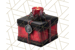Gothic Christmas Clipart Dark Holiday PNG, Dark Christmas Product Image 2