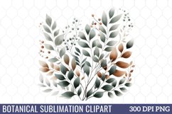 Botanical Sublimation Clipart Product Image 1