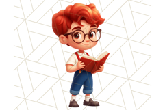 Boy Teacher Clipart PNG, Cute Male Teacher Illustration Product Image 2