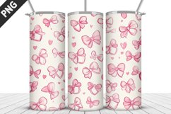 Lovely Hearts Tumbler Design | Valentine&#039;s Day Tumbler Wrap Product Image 3