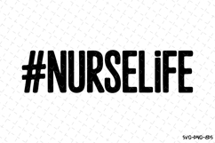 Nurselife Svg | Nurse Svg | Svg Cut Files Product Image 1