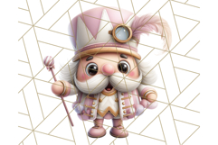 Playful Pink Nutcracker PNG, Pastel Christmas Clipart Product Image 2