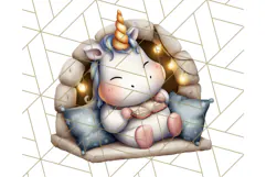 Magical Bookish Unicorn PNG Clipart Reading Books & Stories Product Image 2