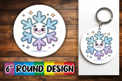 Timeless Keychain Circle Design, Cute Christmas Product Image 1