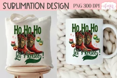 Funny Christmas sublimation PNG, Western Christmas PNG Product Image 4