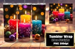 Holiday Vibrant 3D Christmas Wrap 20oz Product Image 1