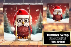 Xmas Winter Fun 3D Cartoon Wrap 20oz Product Image 1