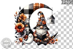 Halloween Gnome Sublimation - Clipart PNG Design Product Image 1