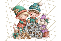 Christmas North Pole Village PNG Clipart, Cute Holiday Art Product Image 2