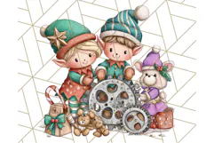 Christmas North Pole Village PNG Clipart, Cute Holiday Art Product Image 2