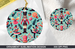 Pattern Stained Glass Ornament PNG, Digital Download File Product Image 1