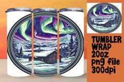 Landscape Sublimation Tumbler Wrap 20oz Art Product Image 1