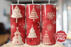 Christmas Red Tumbler | Christmas Tumbler Wrap Product Image 1