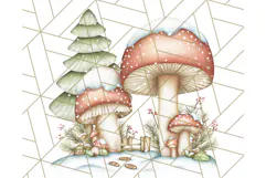 Scandinavian Christmas Gnomes Clipart PNG, Cute Gnome Png Product Image 2