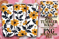 Decorate Tumblers with Chic Bloom Pattern Product Image 1