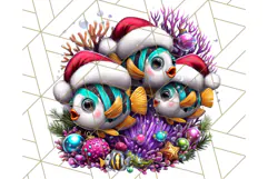 Summer Christmas Clipart PNG, Tropical Holiday Art Clip Art Product Image 2