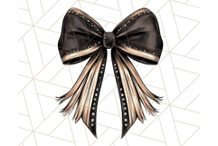 Western Style Bow PNG, Cute Cowboy, Cowgirl Coquette Png Product Image 2
