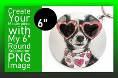 Furry Friend Sublimation Keychains Product Image 1