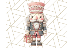 Nutcracker Clipart, Festive Holiday Toy Soldier PNG Art Product Image 2