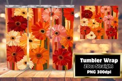 Contemporary Petal Stripe Tumbler Graphics Product Image 1