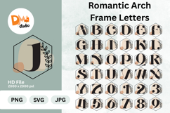 Romantic Arch Frame Letters Monogram Product Image 1