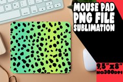 Sparkly Leopard Print Mouse Pad Design PNG Product Image 1