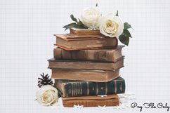 Antique Winter Photography Clipart PNG Product Image 1